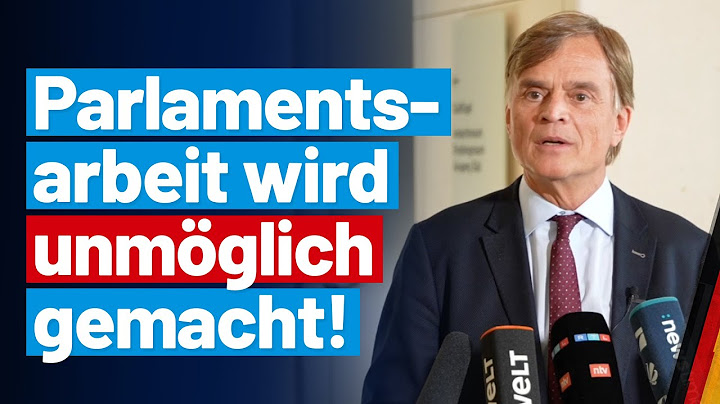 Der Rubikon wurde überschritten! Bernd Baumann nach der Sitzung des Ältestenrats! - AfD-Fraktion