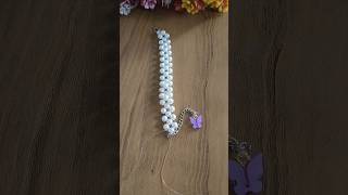 Bracelet Design | White Pearl Bracelet | Easy and beautiful | #diy#handmade#beautiful#bracelet