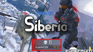 Rush on Siberia, a Chaotic Map