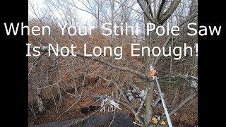 When Your Stihl Pole Saw Is Not Long Enough!