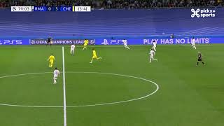 Champions League 12/04/2022 / Goal Rodrygo against Chelsea