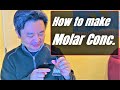 How to make molar concentration of a solution with lab demonstration