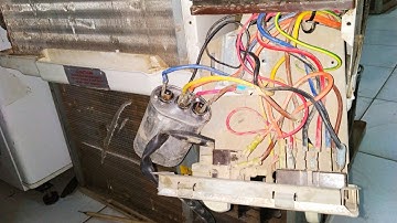 Zamil window ac full wiring, thermostat, selector switch and with capacitor || Venus Tech ||