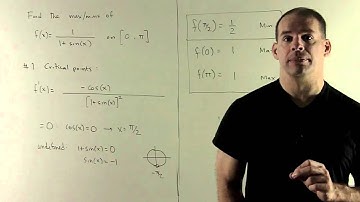 Example of Extreme Value Theorem 1