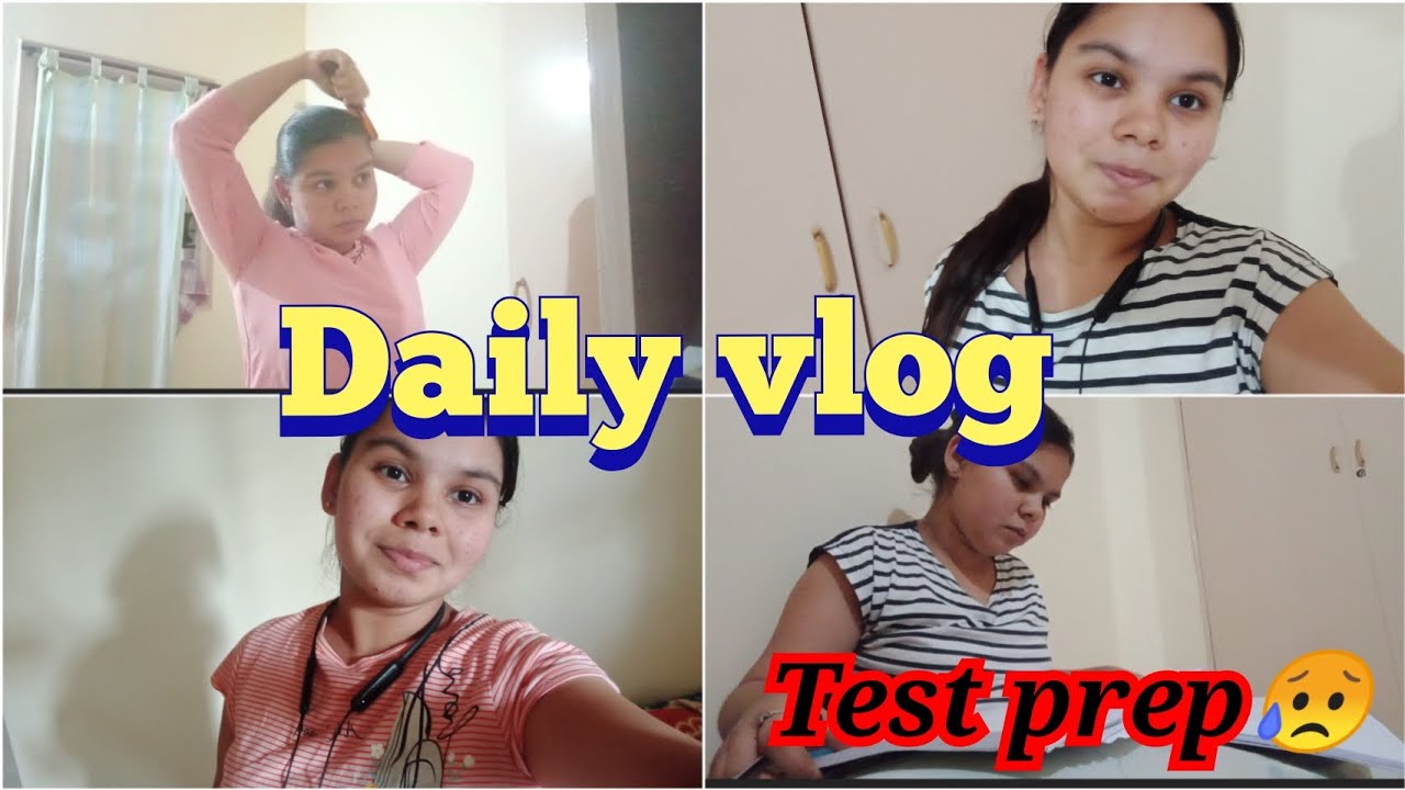 Testಗೆ preparation start ||Daily vlog || student life|| vlogs with ...