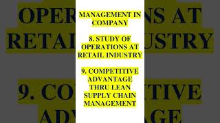 How to project title, list of operations management mba project #job #jobsearch #jobseekers #amity