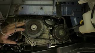 Fitting a Stretch Serpentine Belt WITHOUT a tool