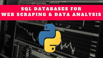 SQL databases for python web scraping and python pandas data analysis