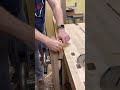Pulling to smooth #woodworking