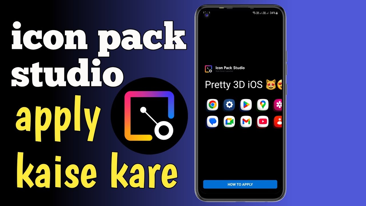 How to Apply Icon Themes in Icon Pack Studio | Icons Theme Kaise Change ...