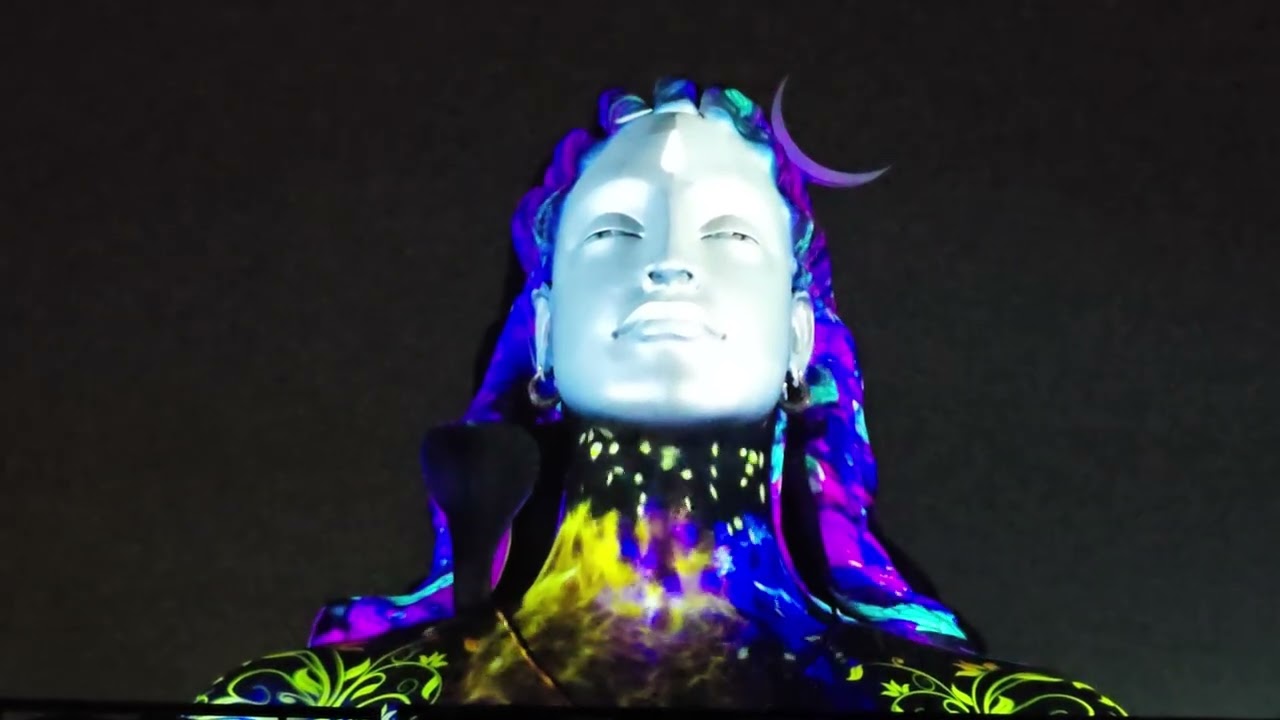 Adiyogi Divya Darshanam : Amazing LASER Show 😱 at Coimbatore  || Jai Mahakal 🙏🙏 #lasershow #mahakal