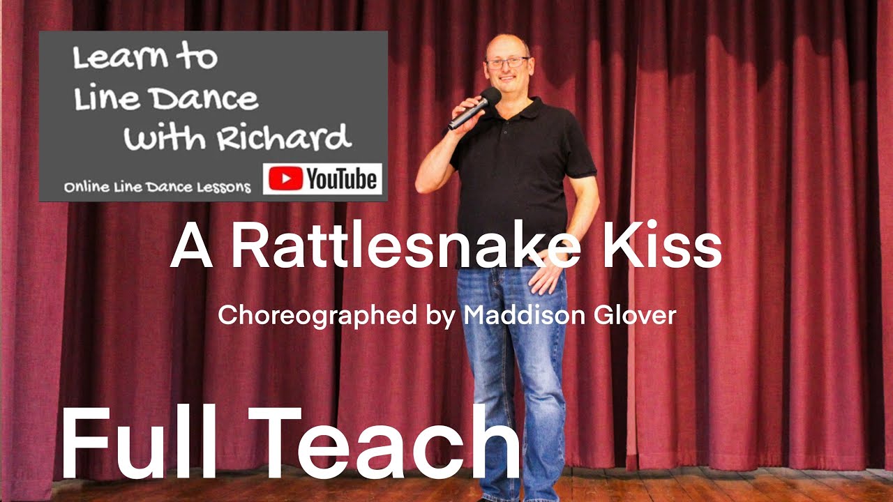 IMPROVER LINE DANCE LESSON 68 - A Rattlesnake Kiss - Part 1 - Full Teach