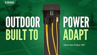 More Capacity. More Flexibility. Meet the Pedoc 10P Power Pedestal