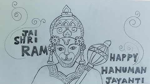 How To Draw Hanuman/HANUMAN JAYANTI special drawing/hanuman drawing easy step by step