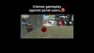 Intense gameplay against panel users #freefire