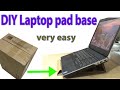 Diy cch lm  tn nhit laptop qu d  how to make laptop stand from a carton box