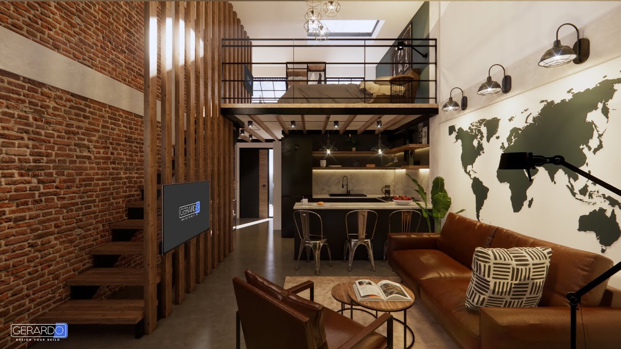 7M x 4.5M | MODERN INDUSTRIAL LOFT TOWNHOUSE