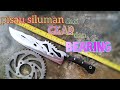 membuat pisau dari gear + bearing.-pisauunik(blacksmith) |5amtv