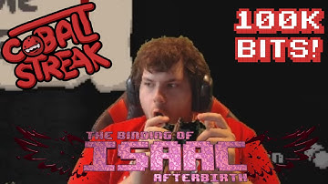 Isaac Afterbirth! Random Streaks #04 - 100k Bits! - Cobalt Streak