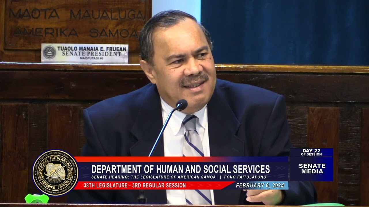 February 6, 2024.  Senate Hearing:  Department of Human and Social Services.