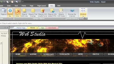WebstudioTV: View Tab - Window Group