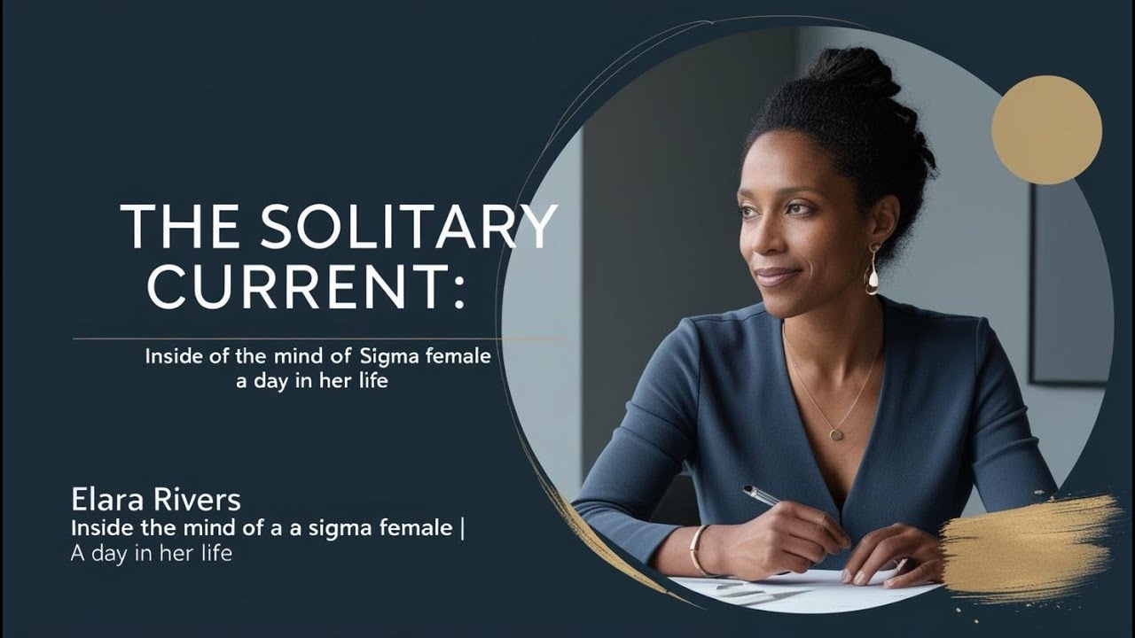 THE SOLITARY CURRENT: Inside the Mind of a Sigma Female | A Day in Her Life