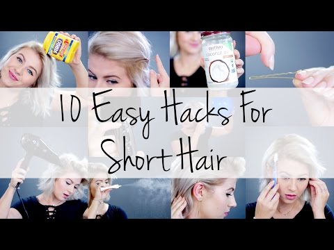 short hair hacks you have to SEE to believe shorthairhacks  YouTube