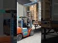 Daily shipment of equipment in containers for trade export