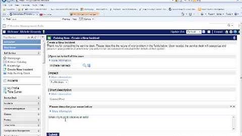 How to log an issue with the Service Desk