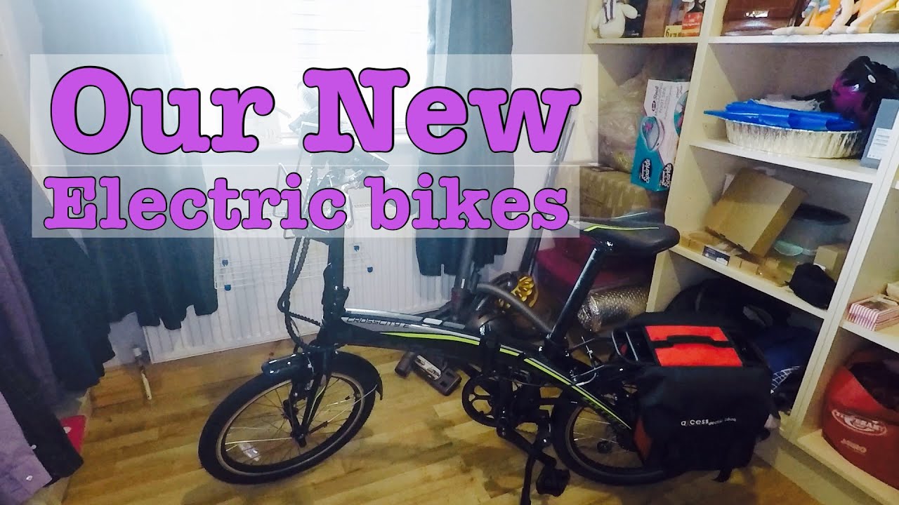 Our new EBikes ( Carrera Crosscity Folding Bike ) - YouTube