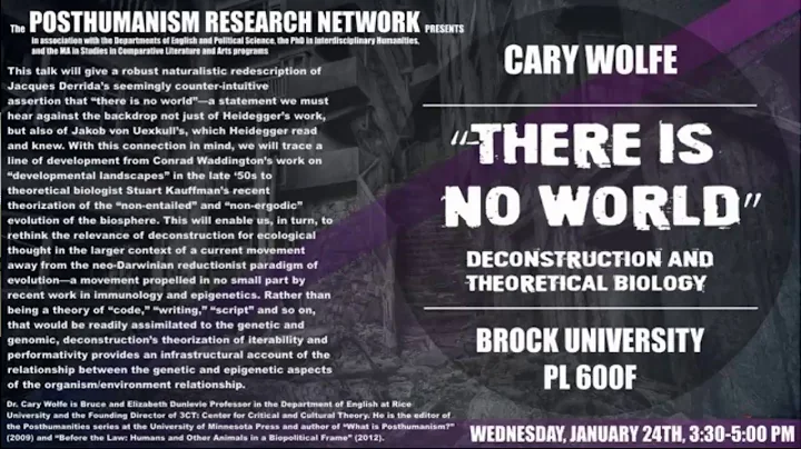Cary Wolfe Talk