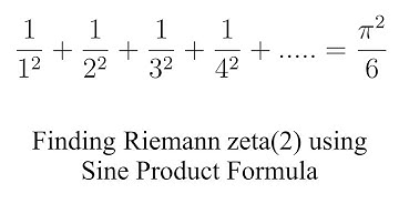 Finding Riemann zeta of 2 using Sine Product Formula