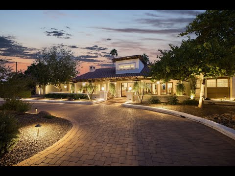 4801 E Moonlight Way, Paradise Valley, AZ home video tour