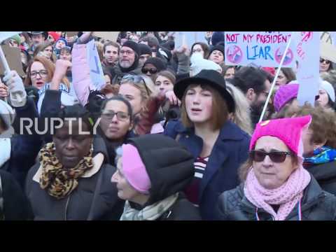 Video: Latino Celebrities Join Women's March Against Trump