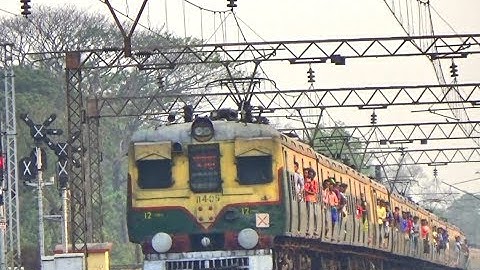 2-Local Electric Multiple Unit Or EMU Train Of Eastern Railway || Indian Railways