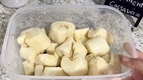 Tapai singkong - fermented cassava || Indonesian food
