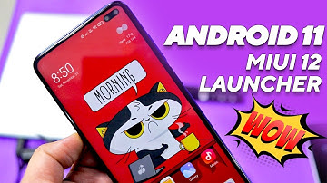 MIUI 12 ANDROID 11 Launcher with NEW ZOOM ANIMATION