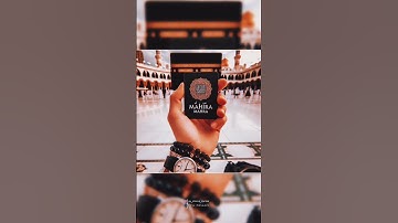 Mahira name on card in front of makkah trending ai photo editing#shrots#trending#phtoediting#name