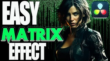 Create The MATRIX Digital Rain Code Effect in Davinci Resolve