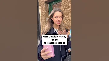 Non Jewish Nanny Reacts To Hasidic Street 