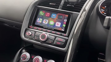 Audi R8 Gen 1 - Apple CarPlay In OEM Navigation Plus - Sneak Preview.
