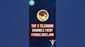 Top 3 Telegram Channels Every Student Must Join #viral #tech #coding #programming #students