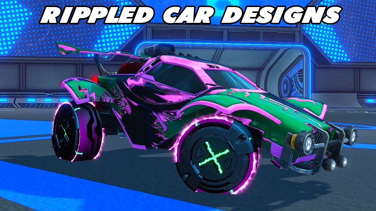 Rippled Car Designs Rocket League YouTube