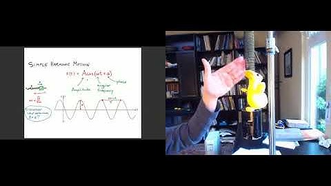 Thermodynamics Oscillations and Waves 27: Properties of simple harmonic motion