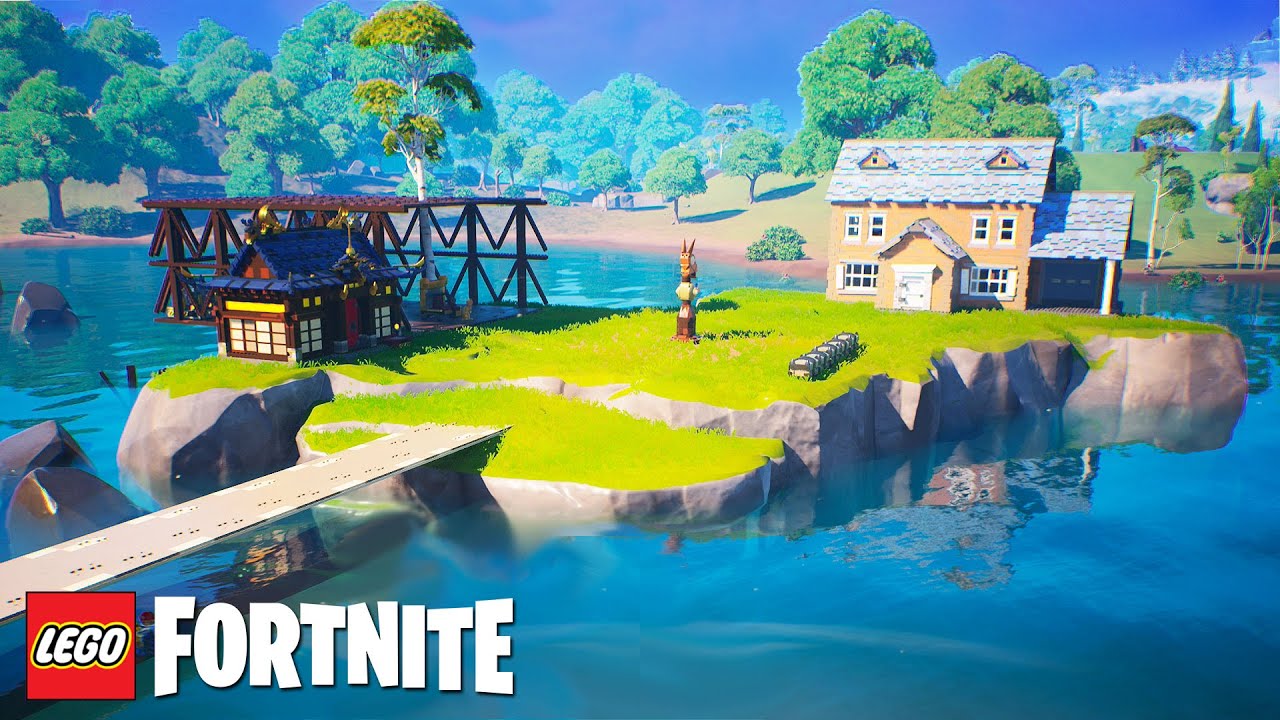 Largest Garden in LEGO Fortnite (Survival Island) YouTube