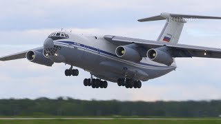 легко оторвался Ил-76МД на взлёте RF-76530