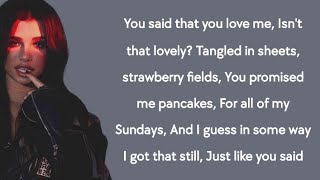 Nessa Barrett - BREAKFAST IN BED (lyrics)