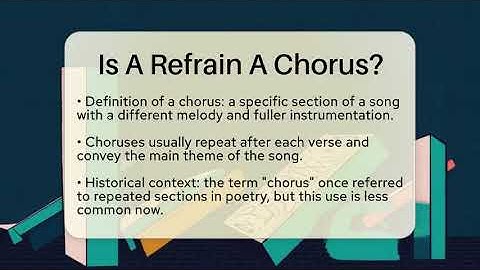 Is A Refrain A Chorus? - The Prose Path