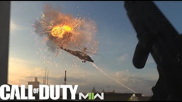 CALL OF DUTY MW2 EPIC Missile Strike & Helicopter Crash - VFX REF