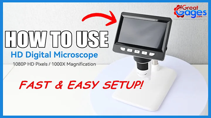 How to Use & Setup 1080P HD Digital Microscope
